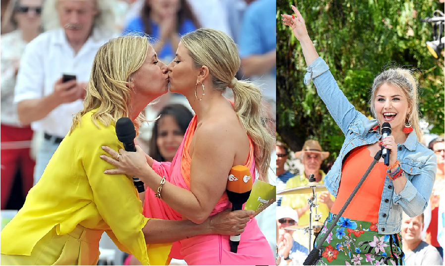 Zdf Fernsehgarten Beatrice Egli: Heiße Kuss-Szene mit Andrea Kiewel